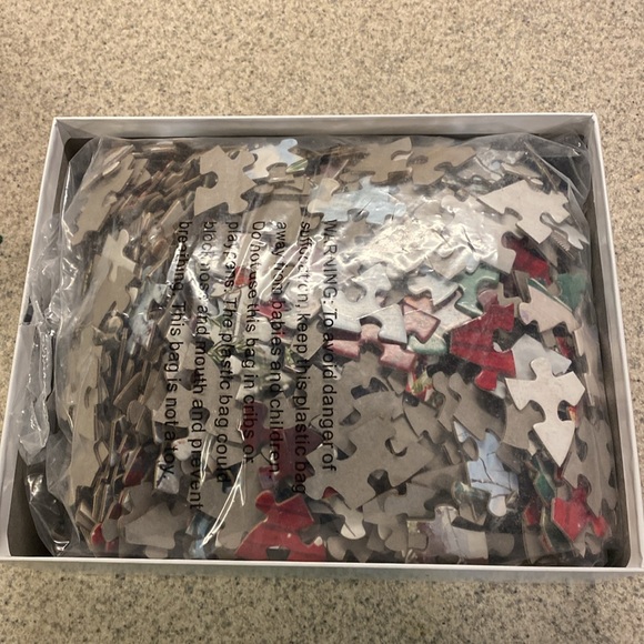 1000 Piece Winter Scenery Puzzle. Oversized puzzle measuring 27x39. - Picture 3 of 3